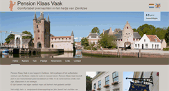Desktop Screenshot of pensionklaasvaak.nl